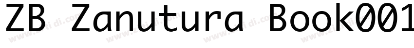 ZB Zanutura Book001字体转换